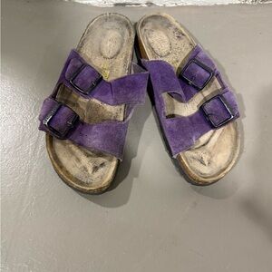 Birkenstock Arizona Sandals in Deep Purple